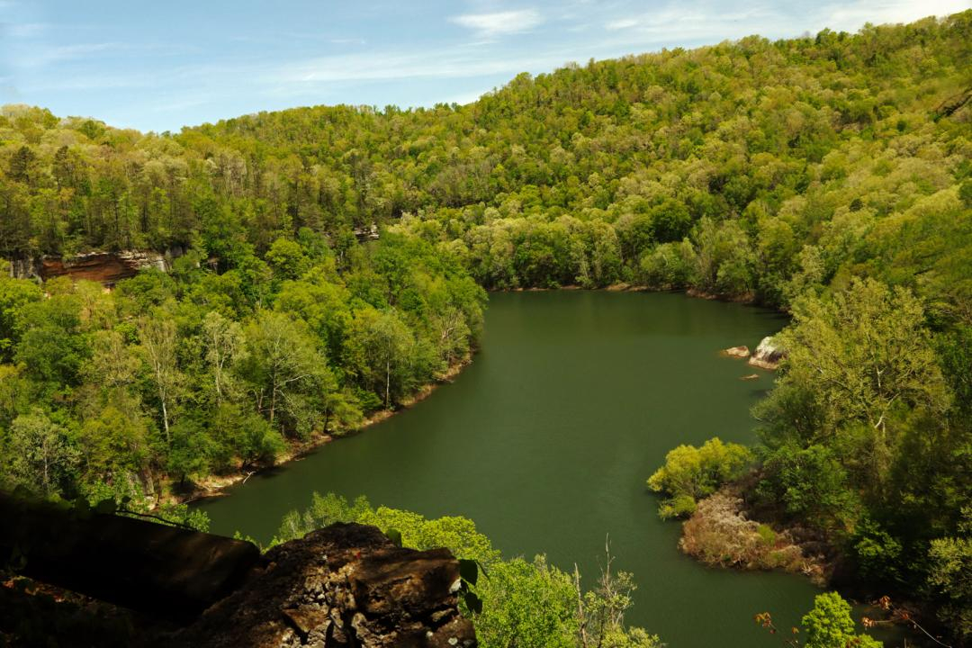 Yaeger Rich Yahoo Falls Trail Overlook Kentucky Landscape