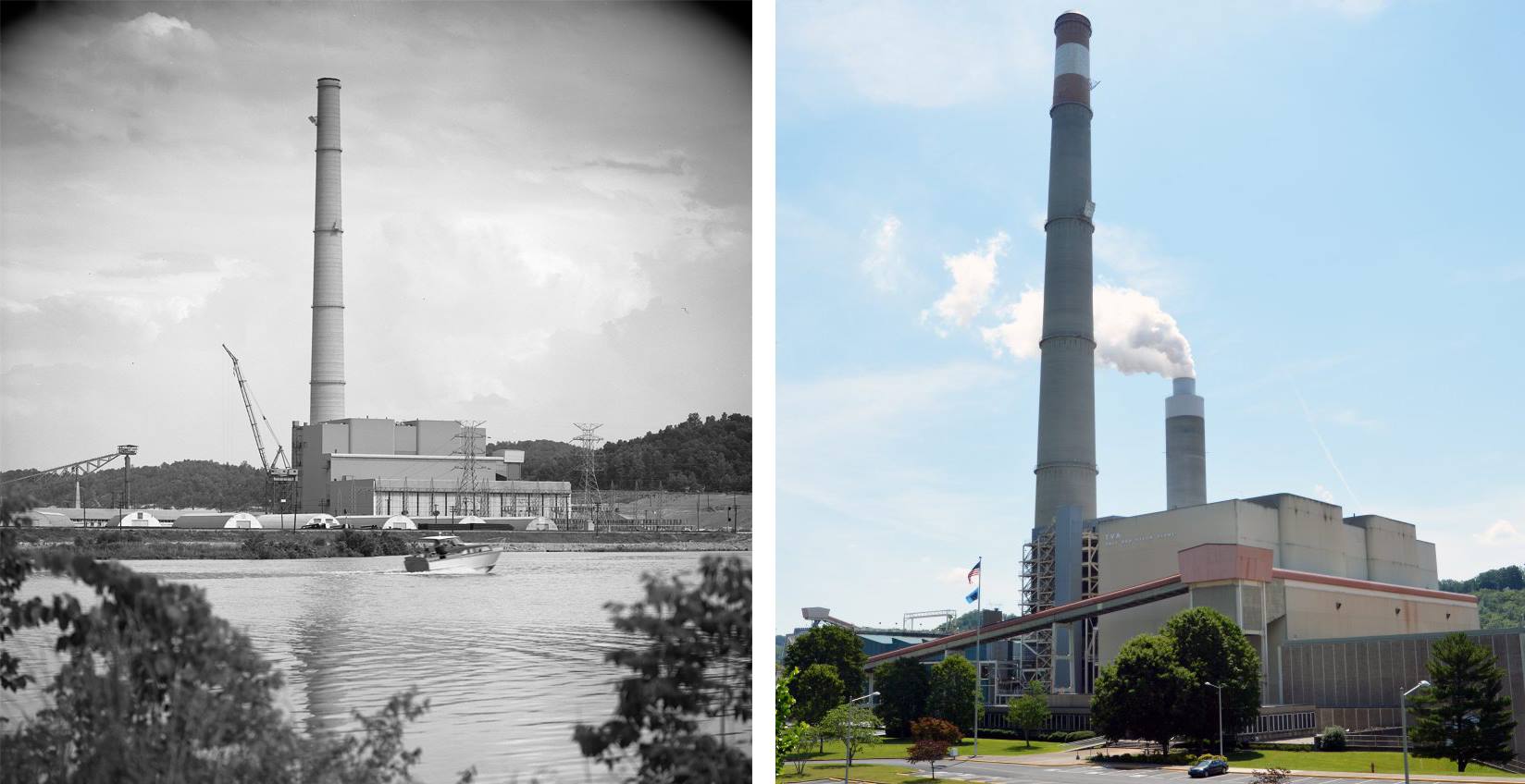 TVA’s Bull Run Fossil Plant — then and now
